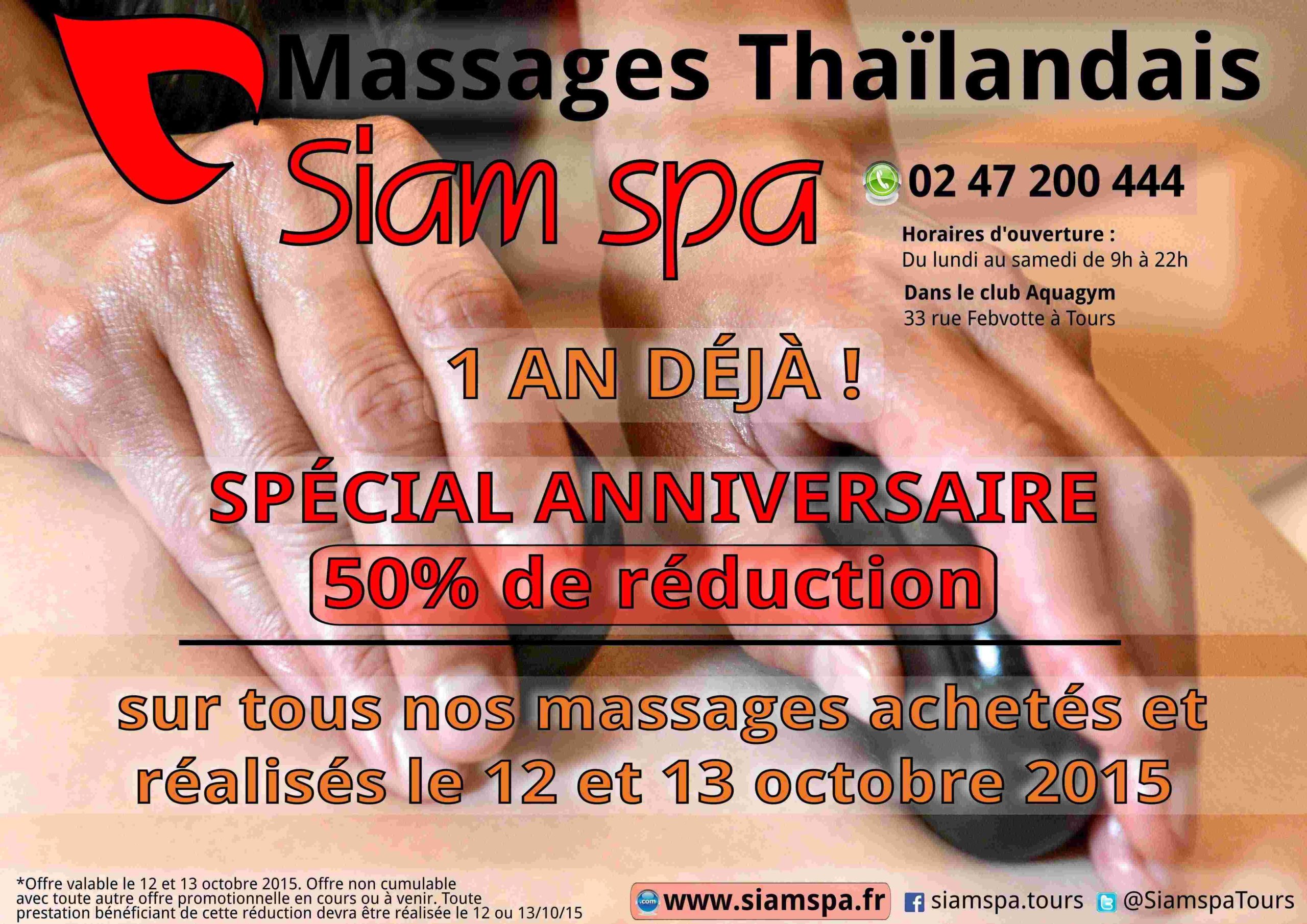 Lire la suite à propos de l’article Promotions sur les massages Thaïlandais 2015